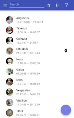 Roman emperors android App screenshot 9