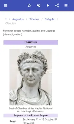 Roman emperors android App screenshot 10