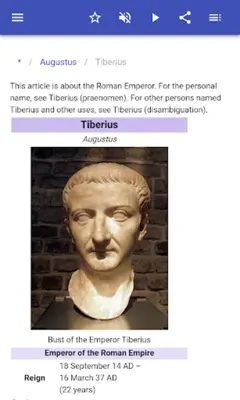 Roman emperors android App screenshot 12