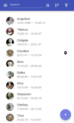 Roman emperors android App screenshot 14