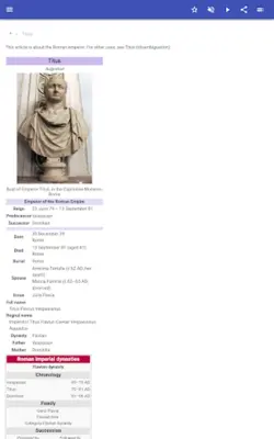 Roman emperors android App screenshot 3