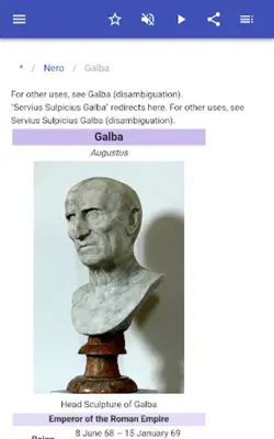 Roman emperors android App screenshot 7